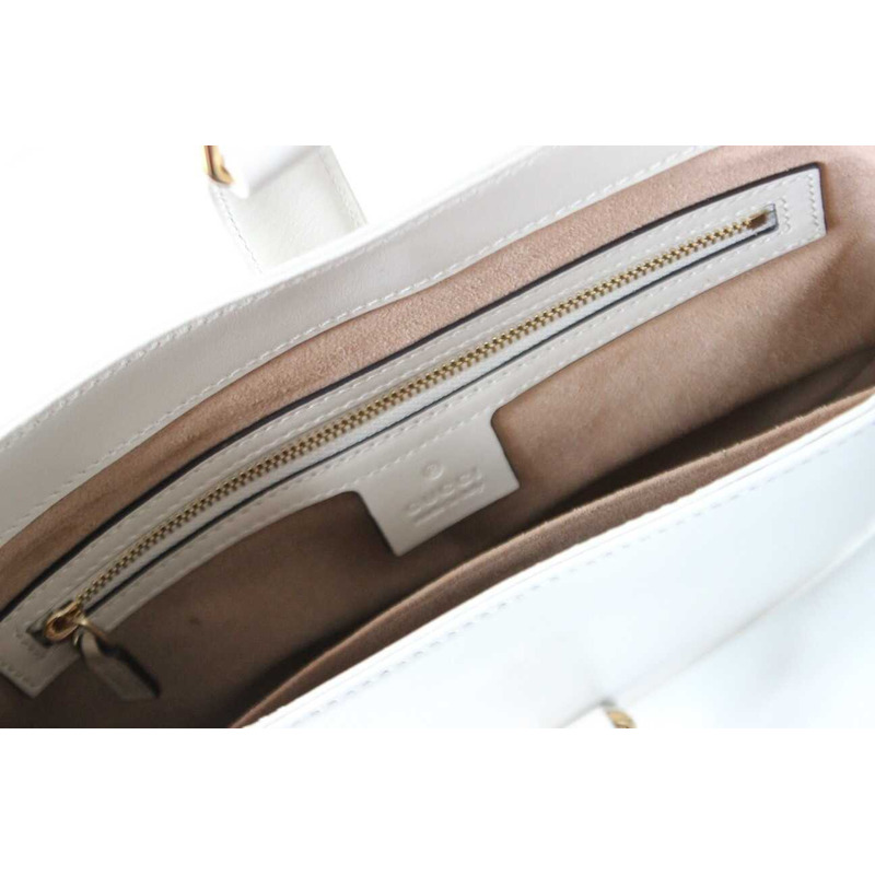 G*u*i jackie 1961 small shoulder bag white leather