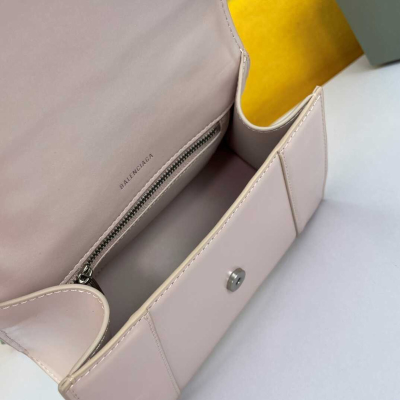 Ba*len*cia*ga hourglass xs tote pink
