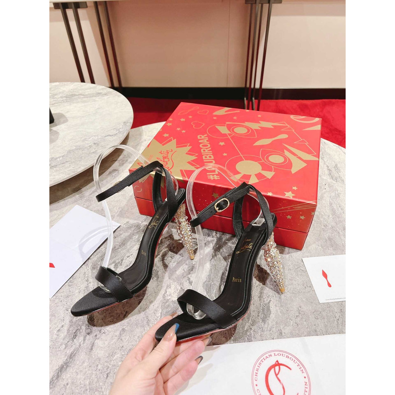 Ch**an louboutin women lipstrass queen black