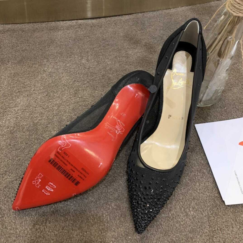 Ch**an louboutin follies strass black