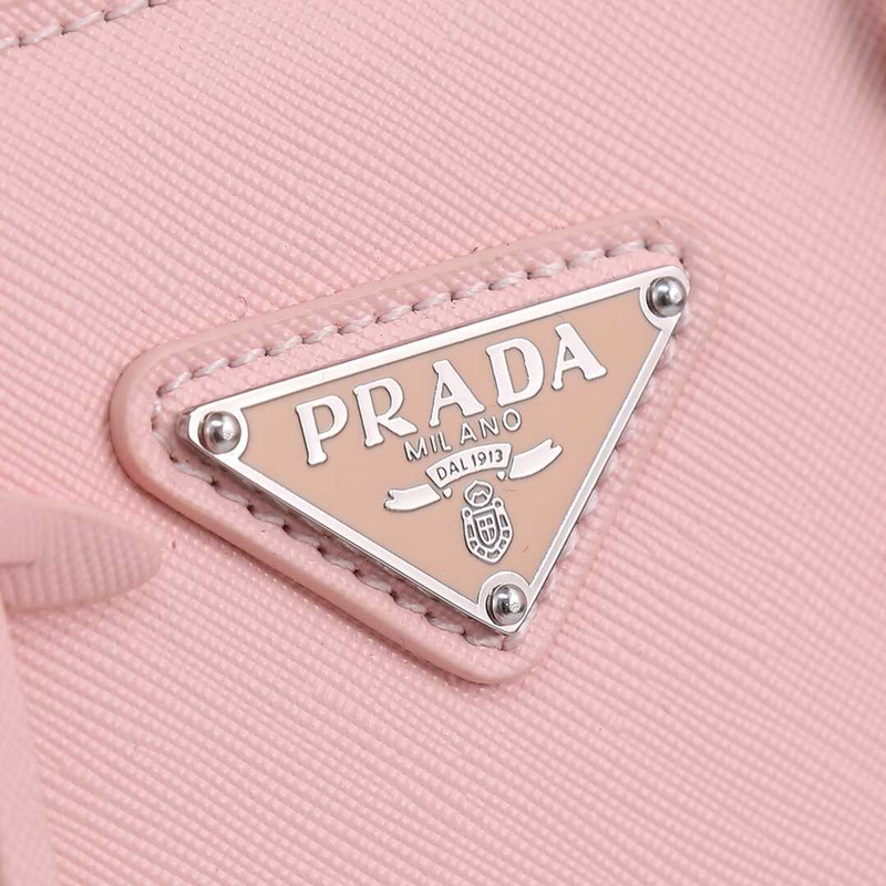 Pra*a galleria bag in saffiano leather pink