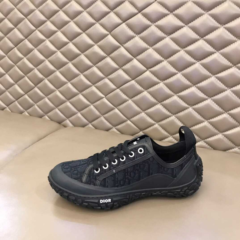 D*or D*orizon derby shoe black D*or oblique jacquard and rubber
