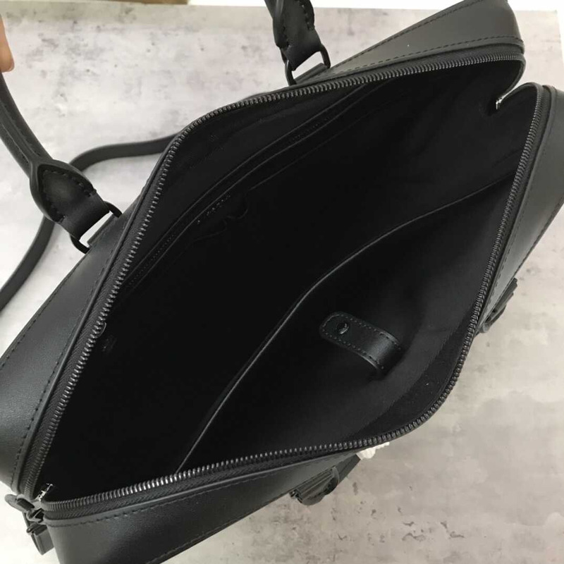 B**rry checked briefcase