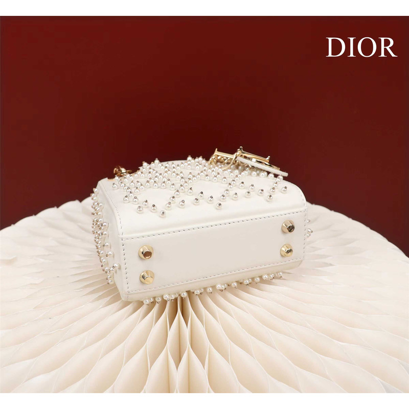 D*or lucky star white bag