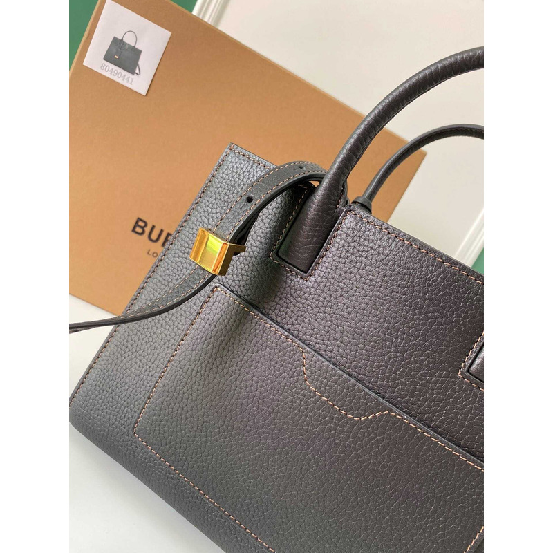 B**rry frances mini leather tote bag black