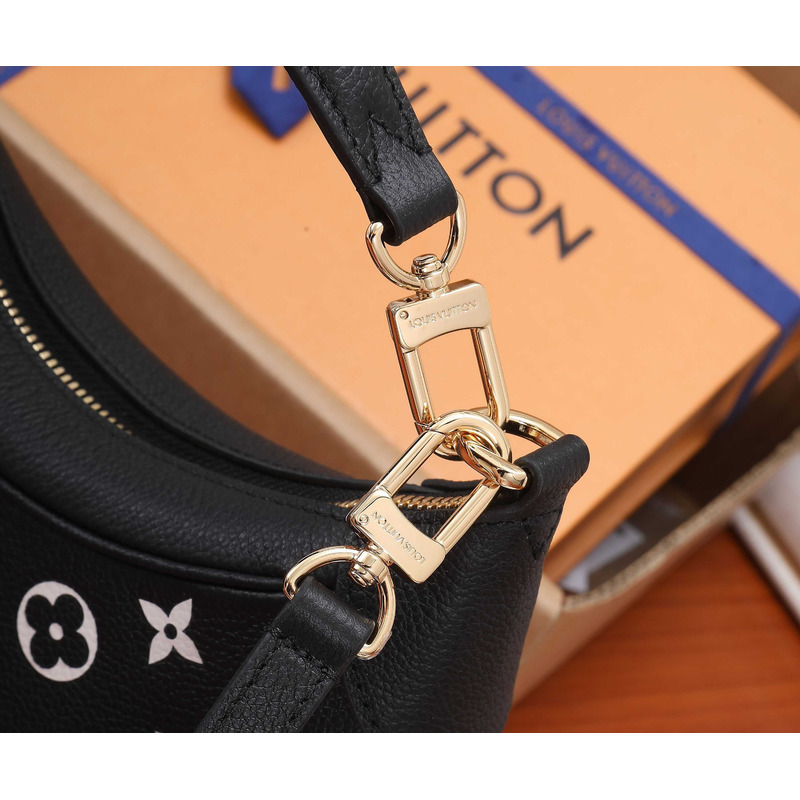 l**is V*t*n bagatelle empreinte leather black and white