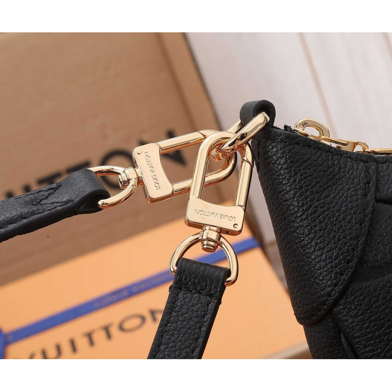 l**is V*t*n bagatelle empreinte leather black