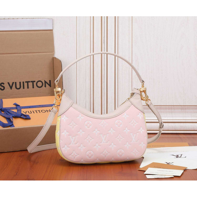 l**is V*t*n bagatelle empreinte leather pink