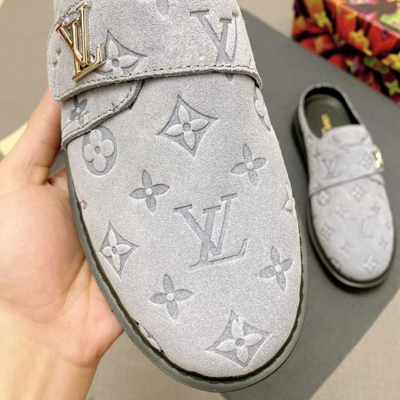 l**is V*t*n new monogram mules in white