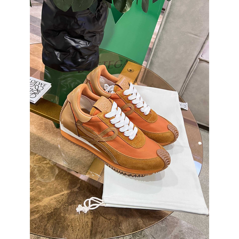 Loewe Flow Runner Logo Sneakers Orange