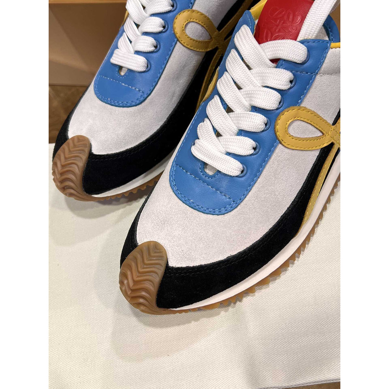 Loewe Flow Runner Logo Sneakers Blue&Yellow