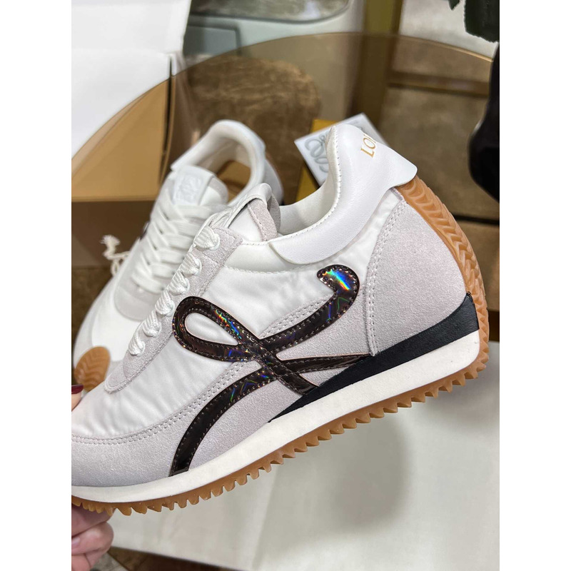 Loewe Flow Runner Logo Sneakers White&Black