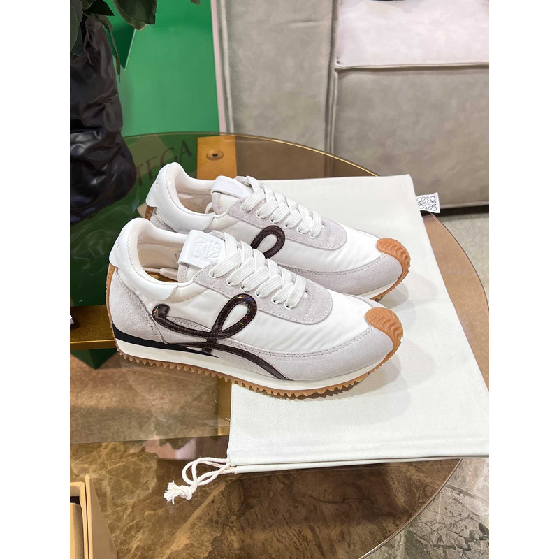 Loewe Flow Runner Logo Sneakers White&Black