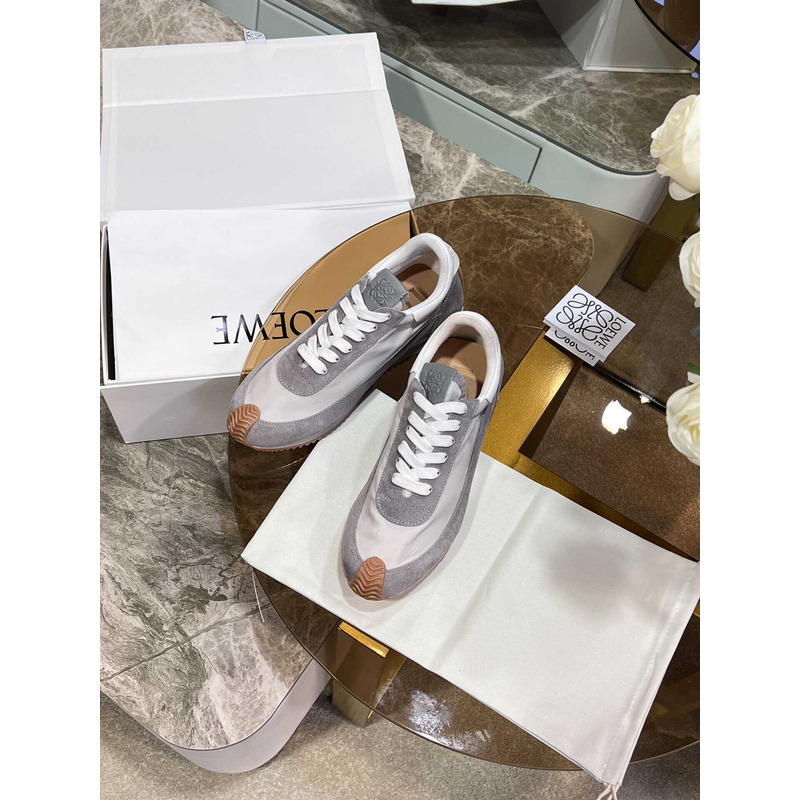 Loewe Flow Runner Logo Sneakers White&Grey