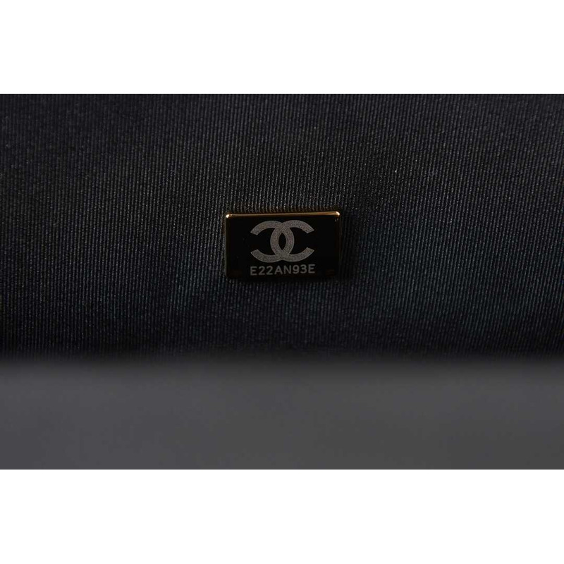 Ch*el calfskin formal style backpacks black