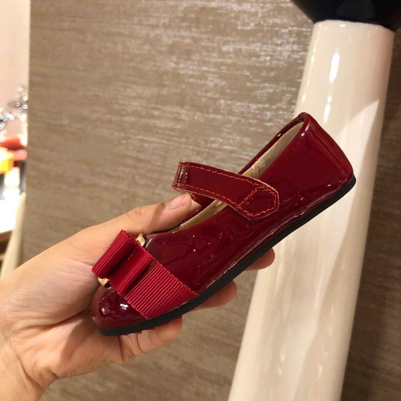 Ferragamo Kids Flat Shoes Red