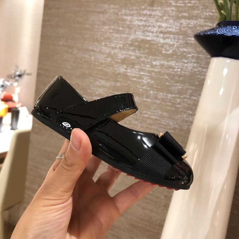 Ferragamo Kids Flat Shoes Black