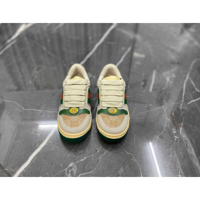 G*u*i kids screener sneakers beige