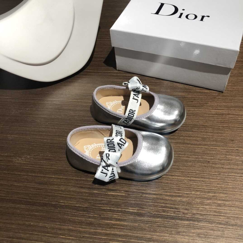 D*or kids miss b ballet flat silver