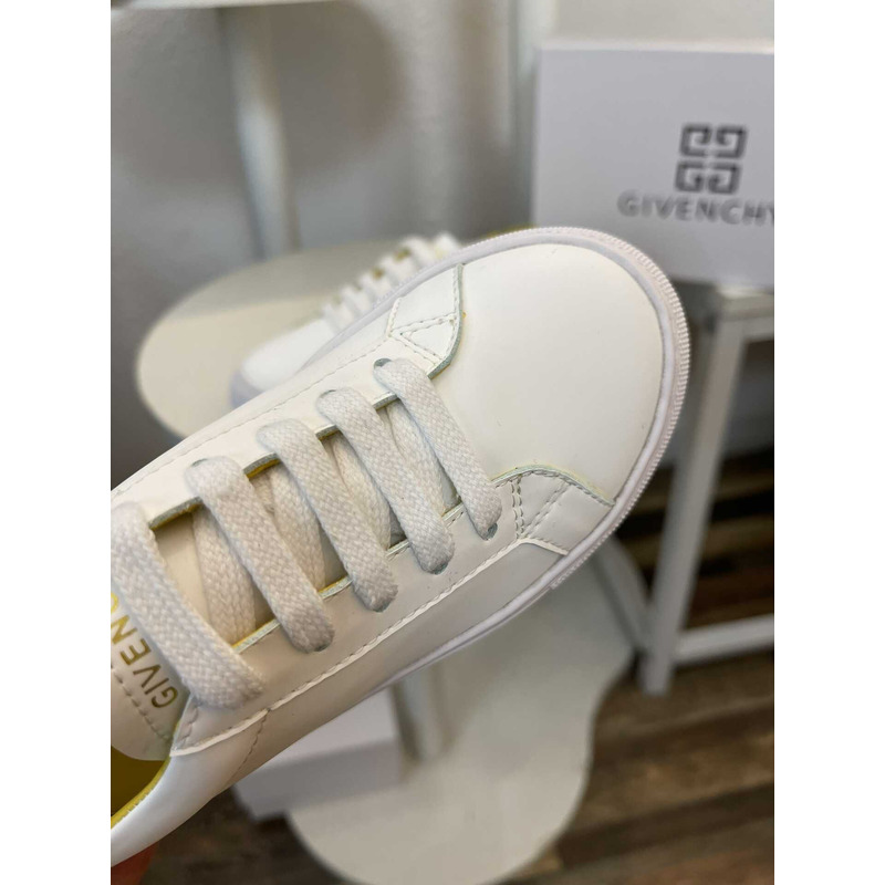 Givenchy Kids White&Yellow Sneakers