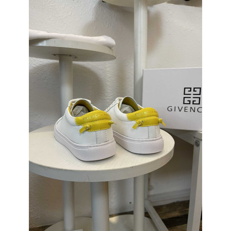 Givenchy Kids White&Yellow Sneakers