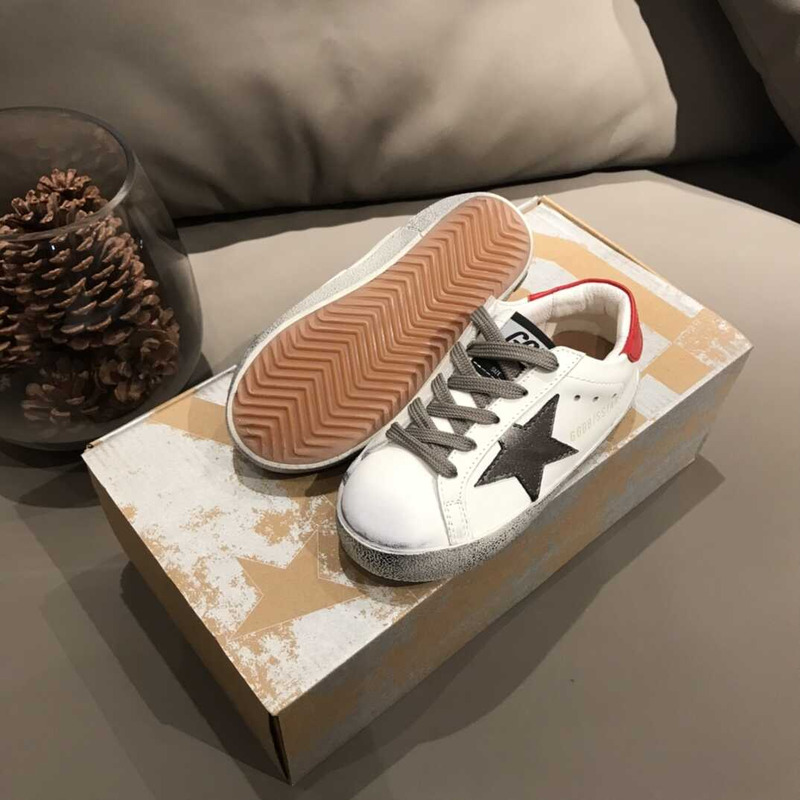 ggdb kids S*per-star white&grey sneakers