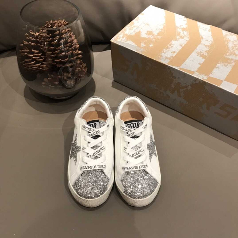 ggdb kids S*perstar glitter sneakers