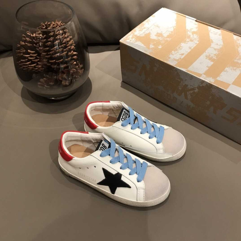 ggdb kids S*per-star white&black sneakers