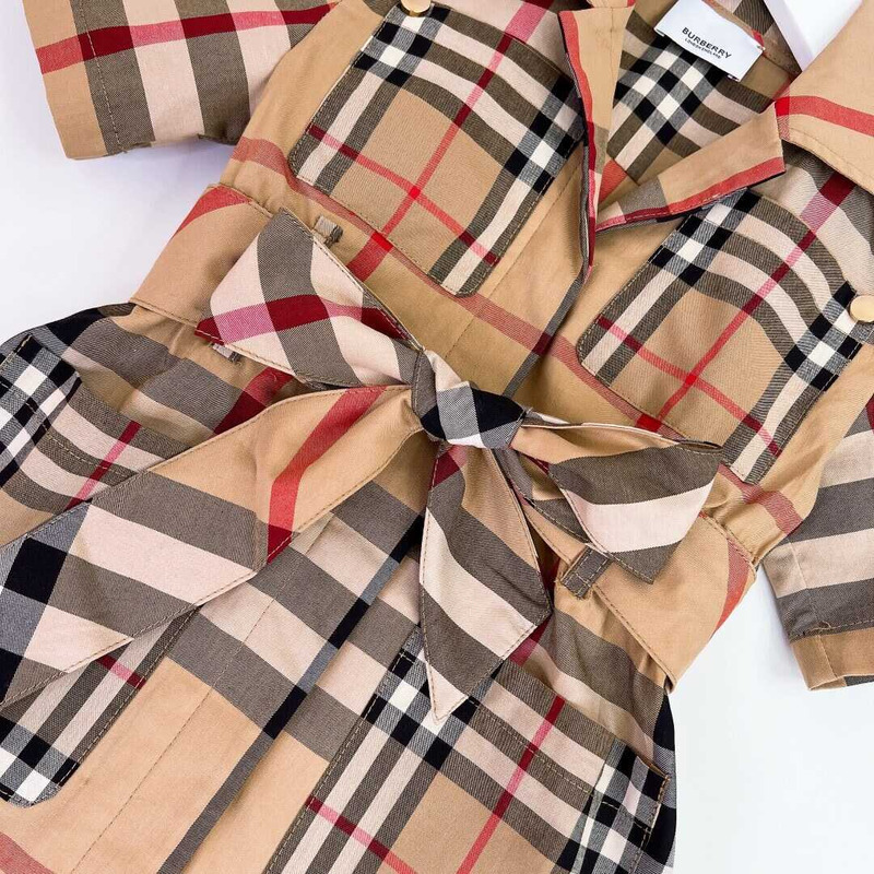 B**rry vintage check kids dress