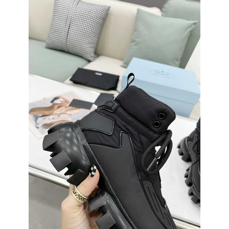 Pra*a cloudbust thunder high top sneakers black