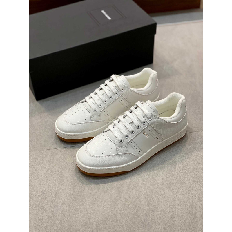 Saint Laurent White Sl 61 Sneakers