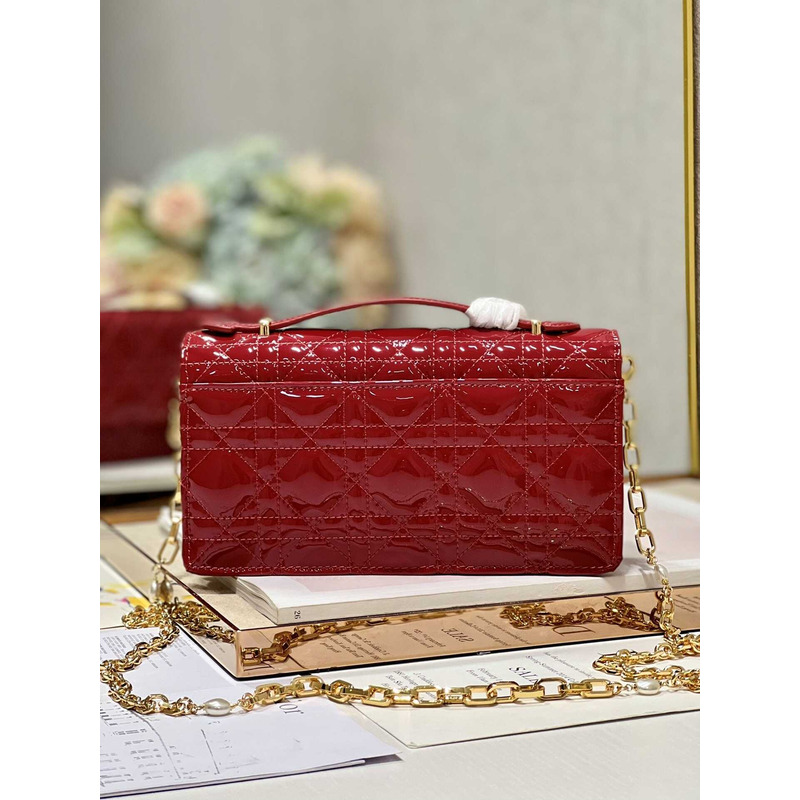 D*or mini miss D*or bag patent leather red