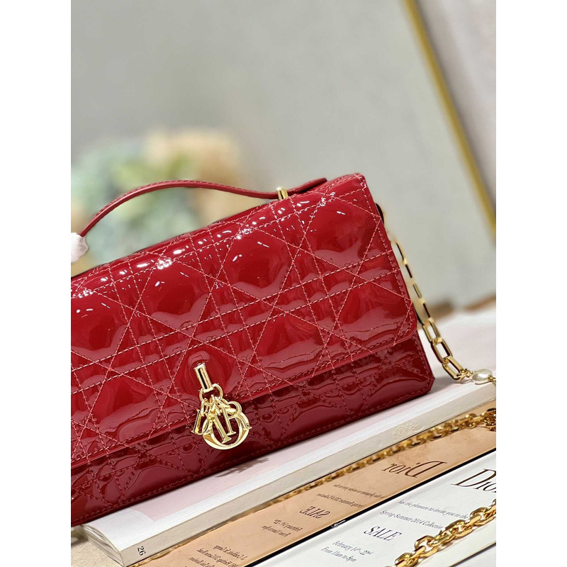 D*or mini miss D*or bag patent leather red
