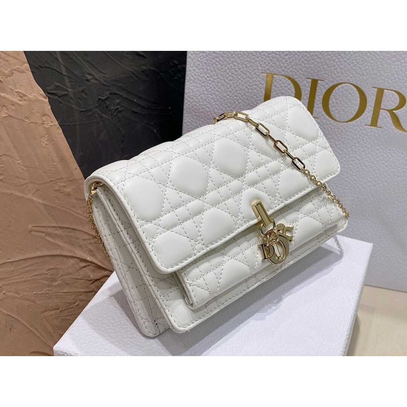 D*or milky white miss bag