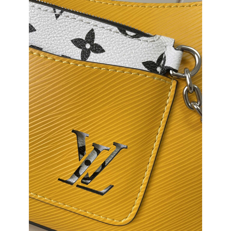 l**is V*t*n marelle handbag cowhide leather yellow