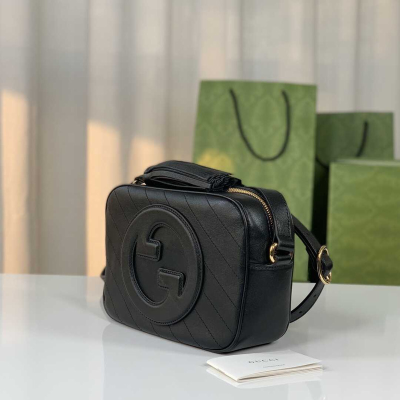 G*u*i blondie small shoulder bag black