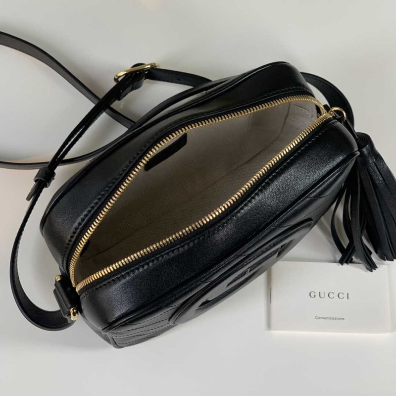 G*u*i blondie small shoulder bag black