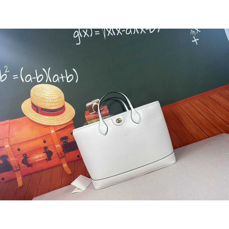G*u*i ophidia  medium tote bag white