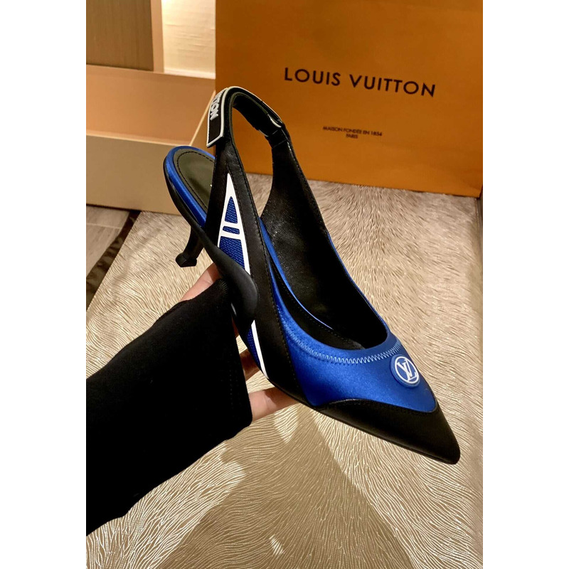 l**is V*t*n archlight slingback pump dark blue