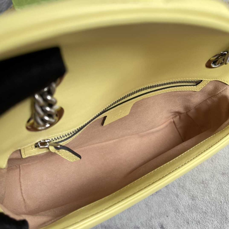 GG Marmont Small Shoulder Bag Yellow