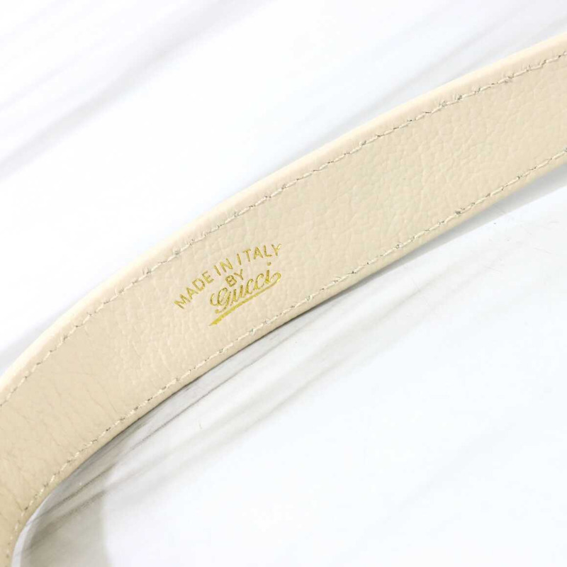 G*u*i aphrodite small crescent shoulder bag white