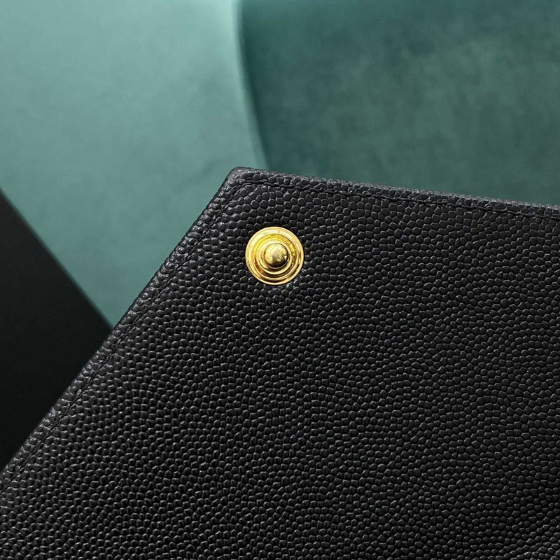 Saint Laurent Monogram Envelope Bag Black