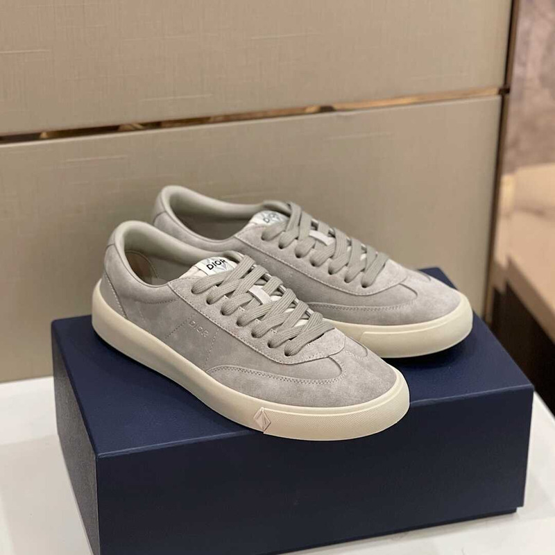 D*or b101 sneakers smooth calfskin nubuck gray