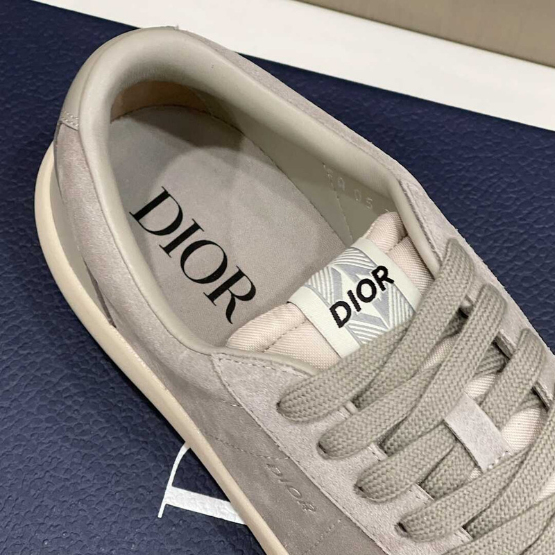 D*or b101 sneakers smooth calfskin nubuck gray