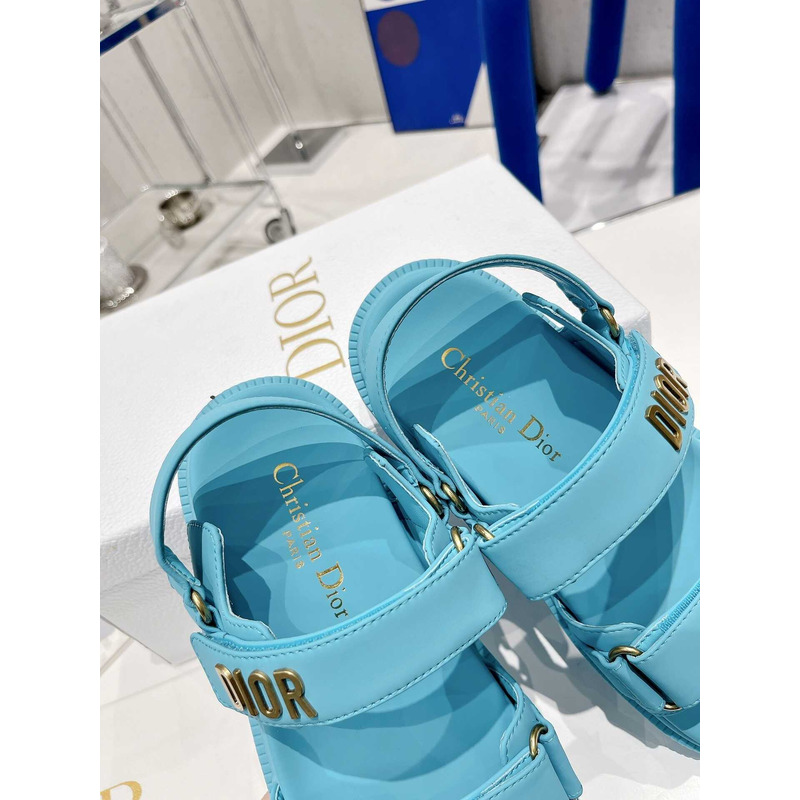 D*or D*oract sandal saffron blue lambskin