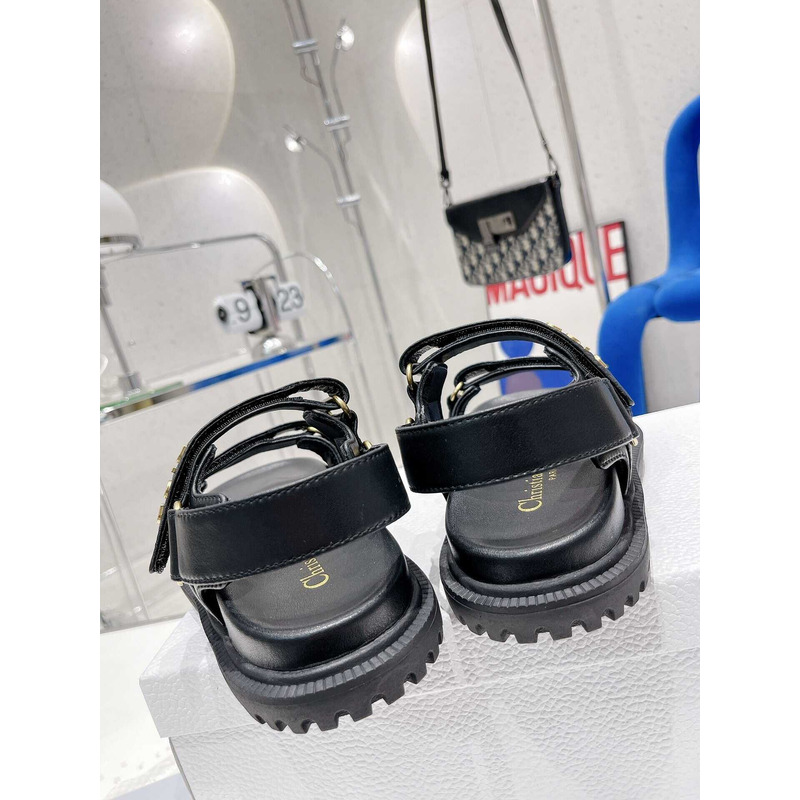 D*or D*oract sandal saffron black lambskin