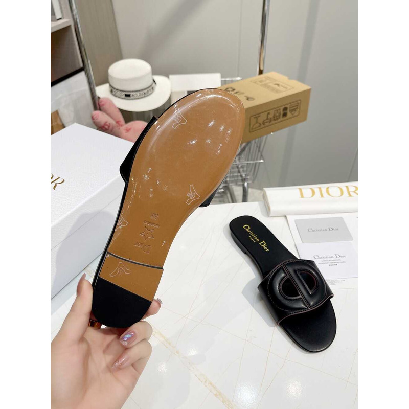 D*or d-club slide calfskin black