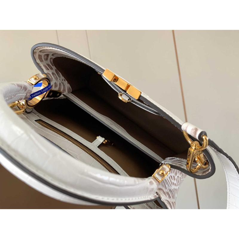 l**is V*t*n crocodile leather capucines mini