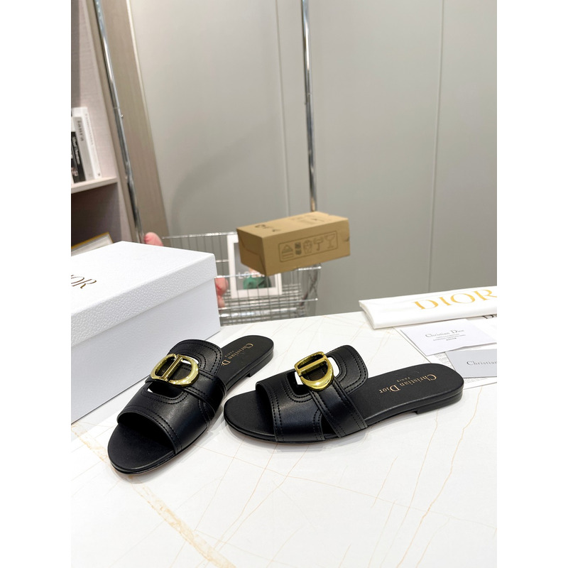 D*or 30 montaigne slide calfskin black