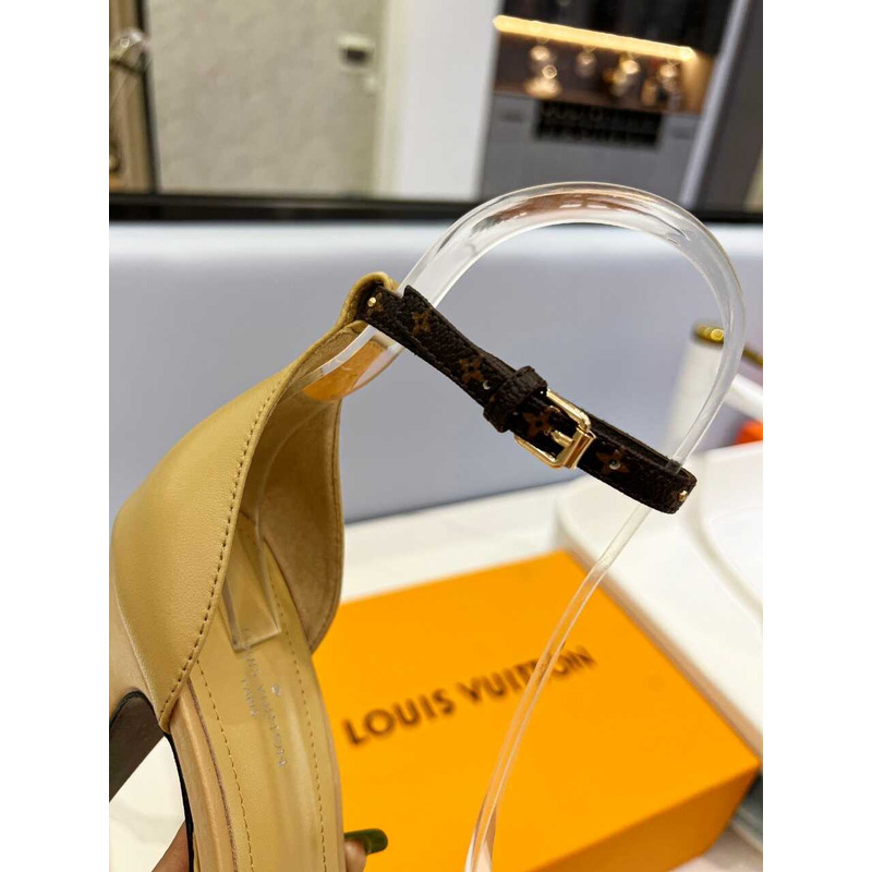 l**is V*t*n afterglow platform sandal yellow